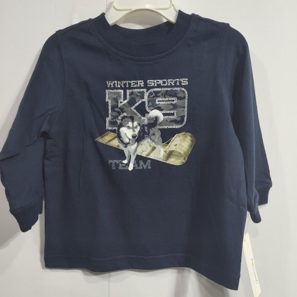 2 Greendog 100% Cotton Long-sleeved Y2K Boy's Shirts 24 Months NWT - Picture 4 of 10